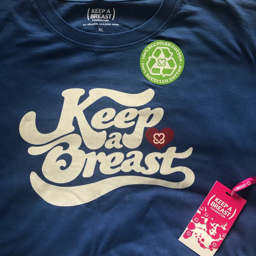 NWT Keep A Breast Foundation Tee